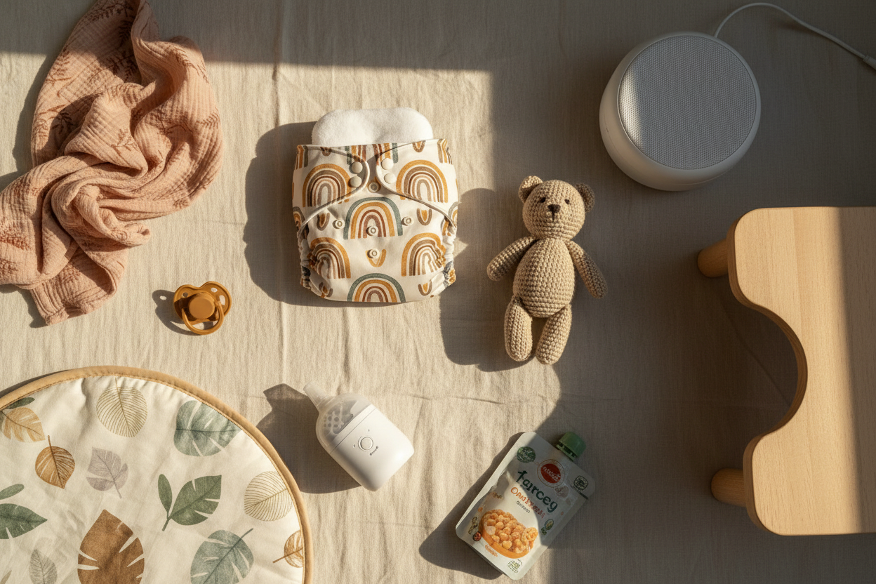 Baby collection full range flat lay