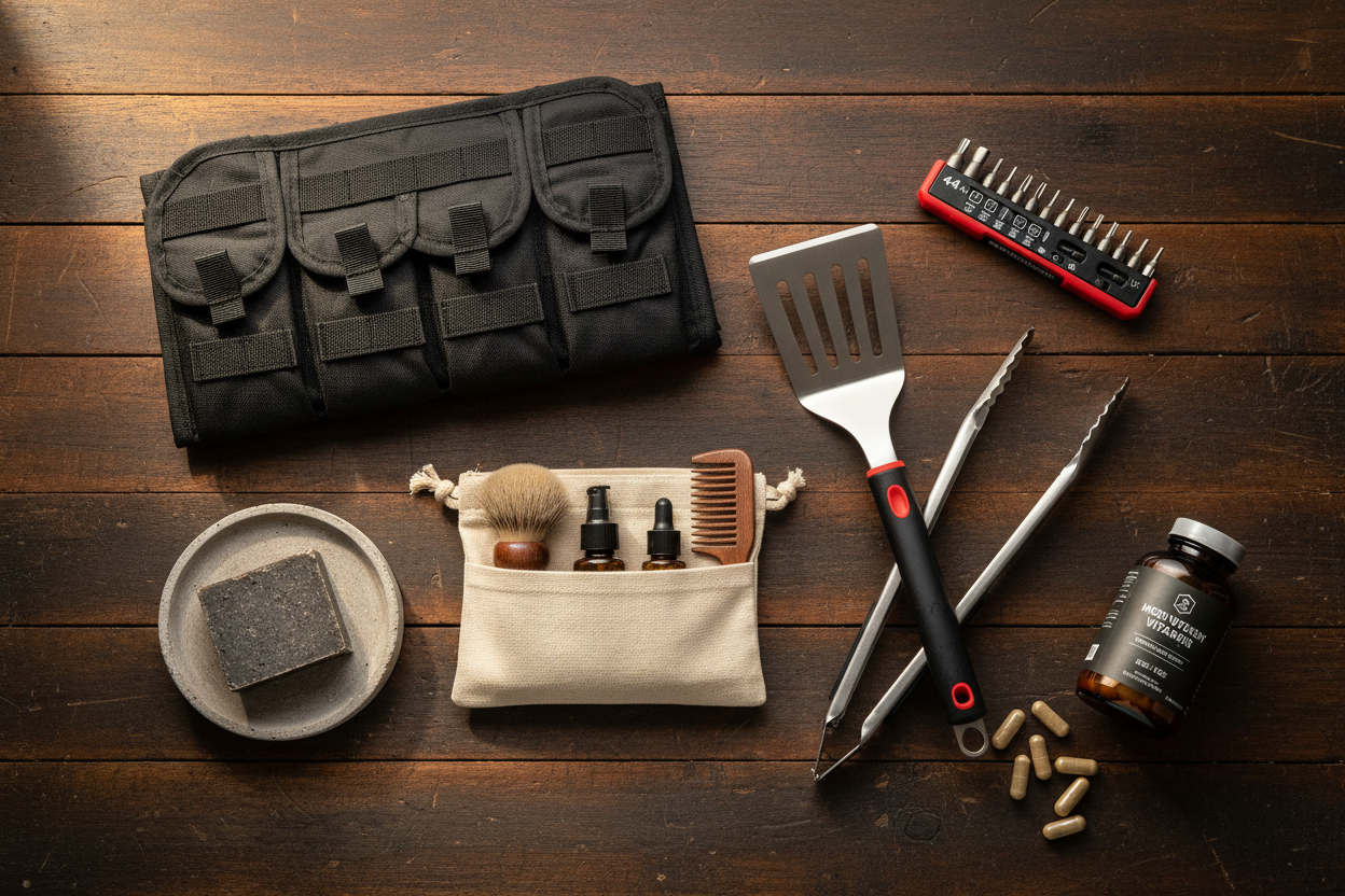 Dad collection flat lay