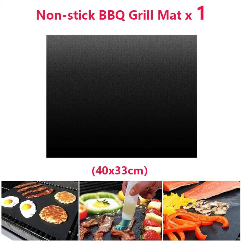 BBQ Rolling Grilling Basket — Stainless Steel (20cm or 30cm)