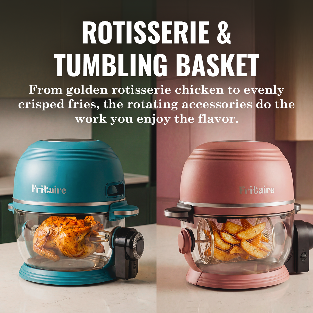 Self-Cleaning Non-Toxic Air Fryer — Mauve Rose