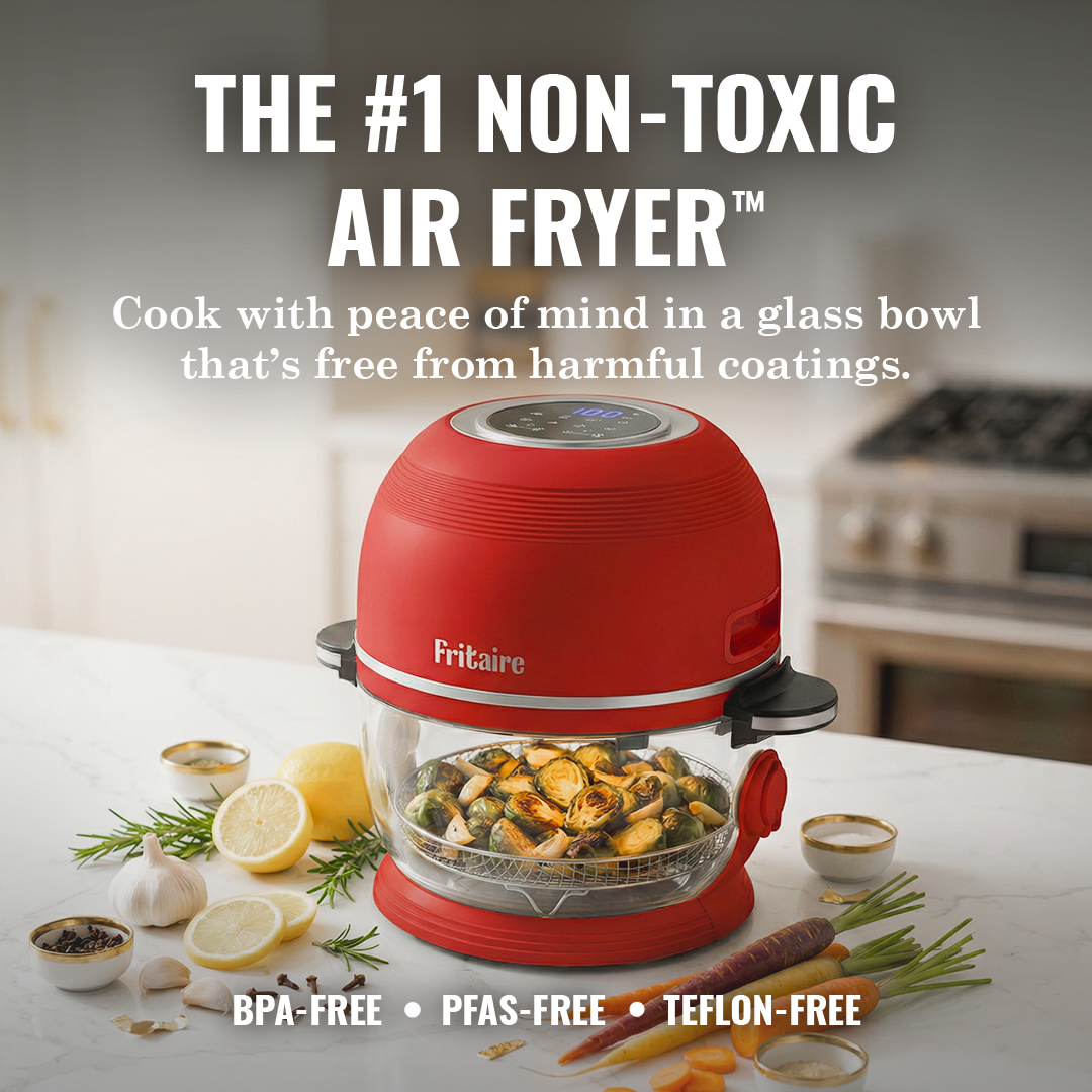 Self-Cleaning Non-Toxic Air Fryer — Mauve Rose