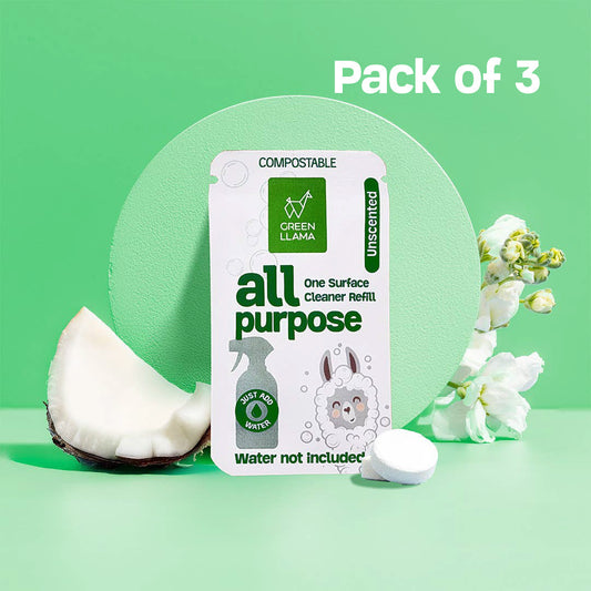 Fragrance-Free All-Purpose Cleaner Refill Tablets — Pack of 3