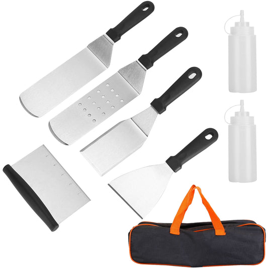 7-Piece BBQ Griddle Utensil Set