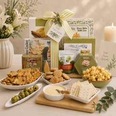 With Sympathy Cutting Board Gift Basket