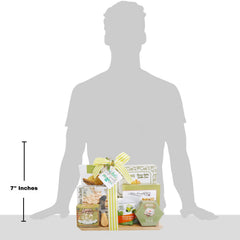 With Sympathy Cutting Board Gift Basket