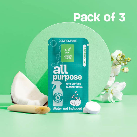 All-Purpose Cleaner Refill Tablets — Lemongrass (Pack of 3)