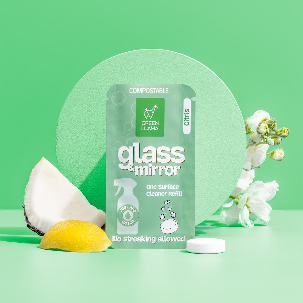 Streak-Free Glass & Mirror Cleaner Kit — Litsea Cubeba Fragrance