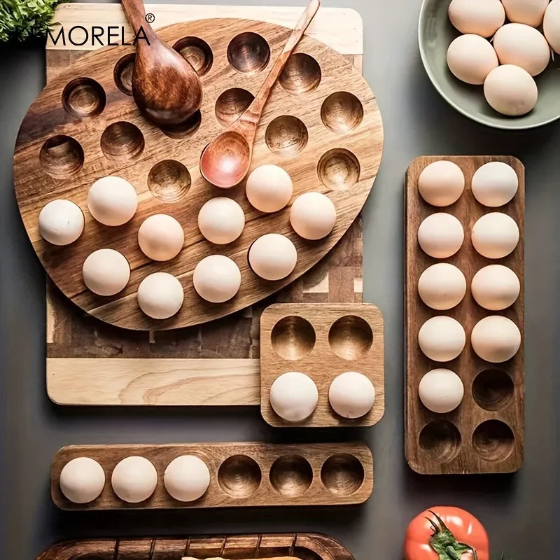 Modern Wooden Egg Storage Box