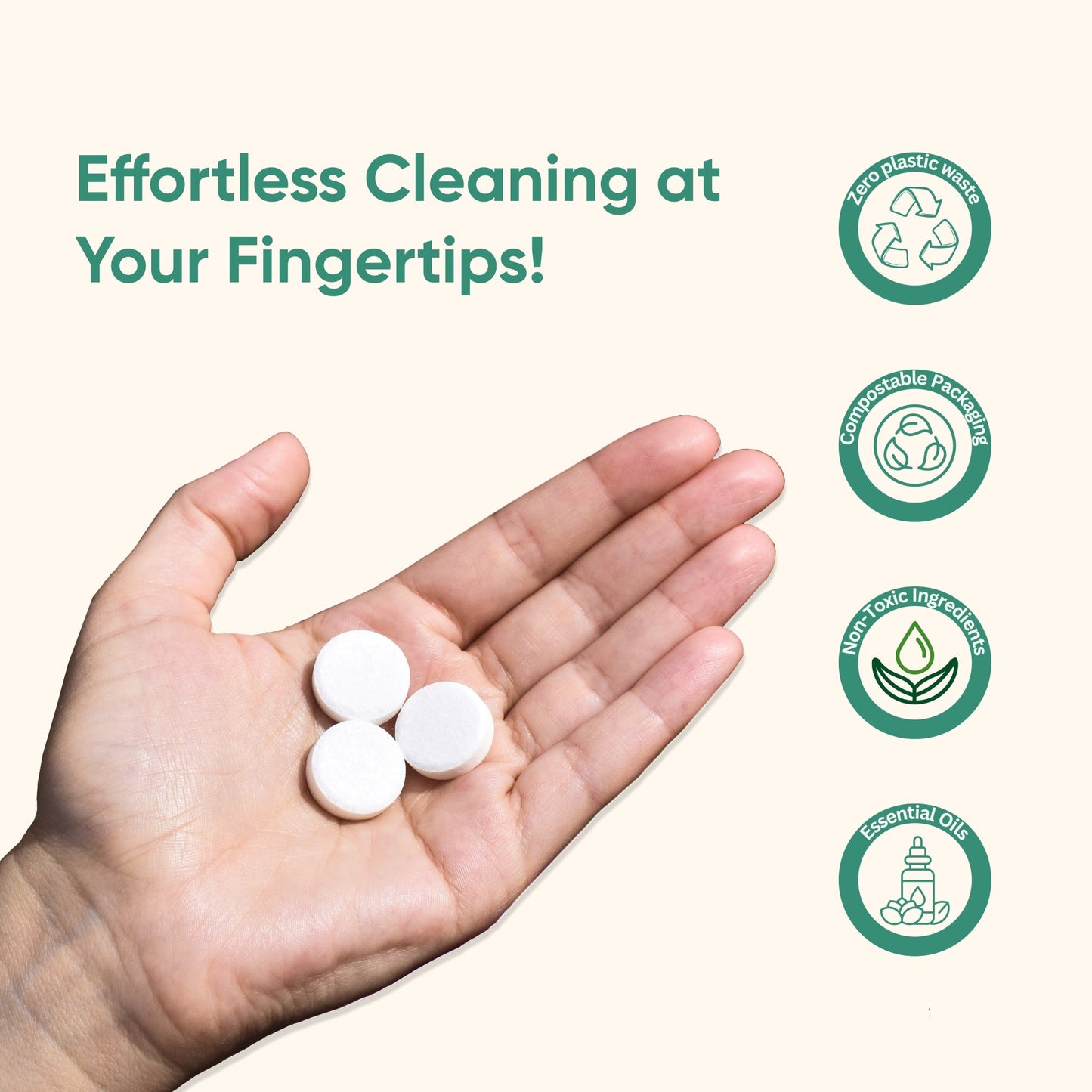 All-Purpose Cleaner Refill Tablets — Lemongrass (Pack of 3)