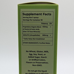 Zeolite Extra with Fulvic & Humic Acids Spray