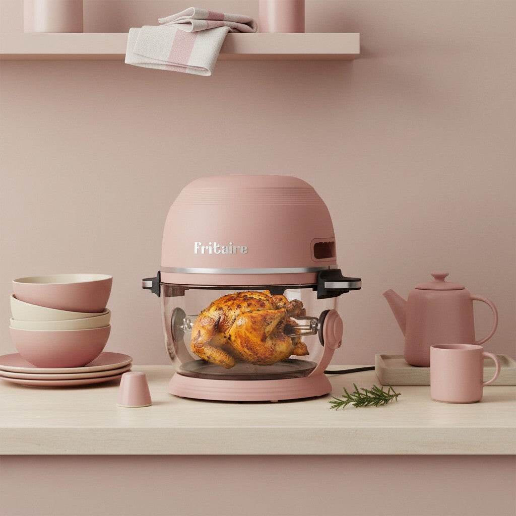 Self-Cleaning Non-Toxic Air Fryer — Mauve Rose